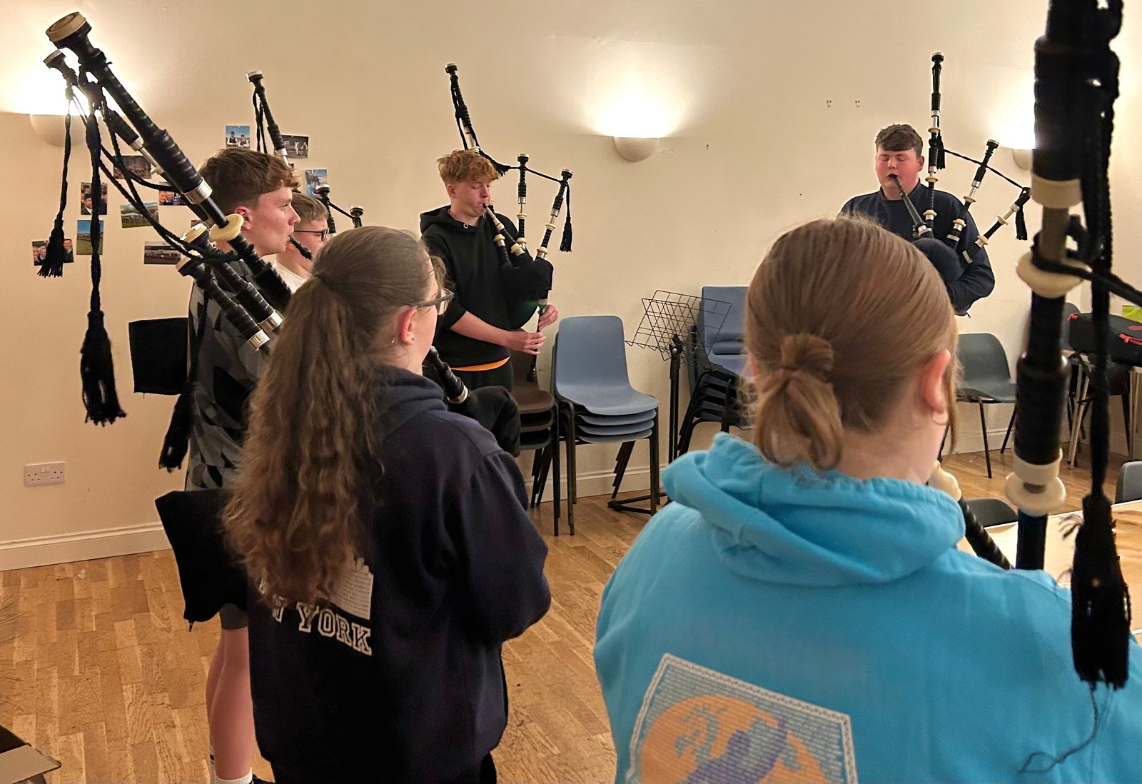 Innovators piping performance moment